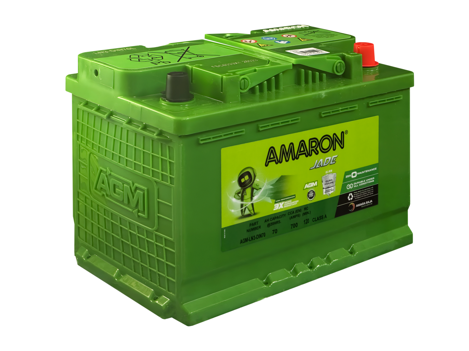 Ln Amaron Din Agm Stop Start Battery Sw Batteries Online Shop