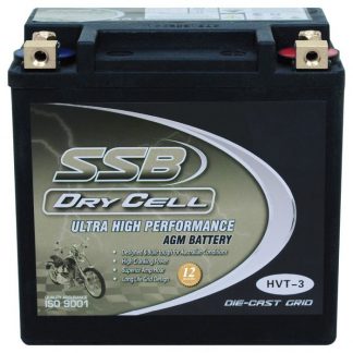 AGM Motorcycle Battery HVT-3