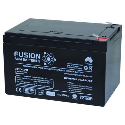 CB12V12AH Fusion AGM Battery
