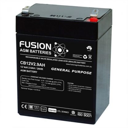 CB12V2.9AH Fusion AGM Battery