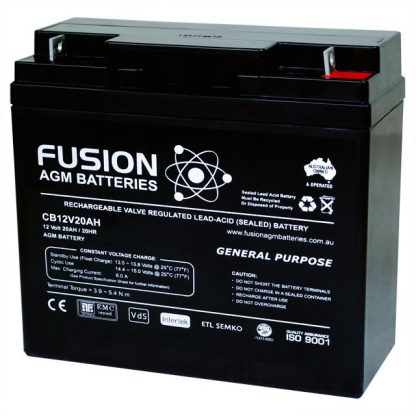 CB12V20AH Fusion AGM Battery
