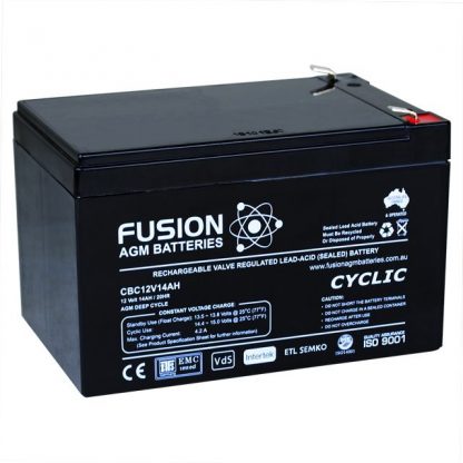 CBC12V14AH Fusion AGM Battery