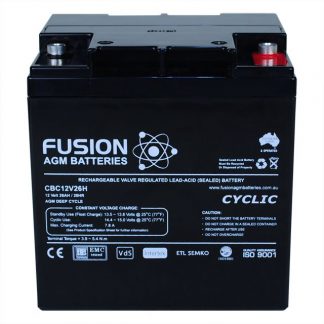 Fusion AGM Battery CBC12V28AH