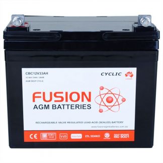 Fusion AGM Battery CBC12V33AH