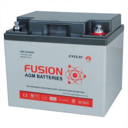 CBC12V40AH Fusion AGM Battery