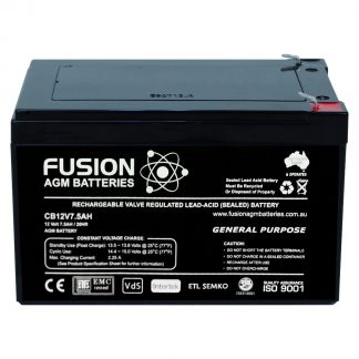 Fusion AGM Battery CB12V7.5AH