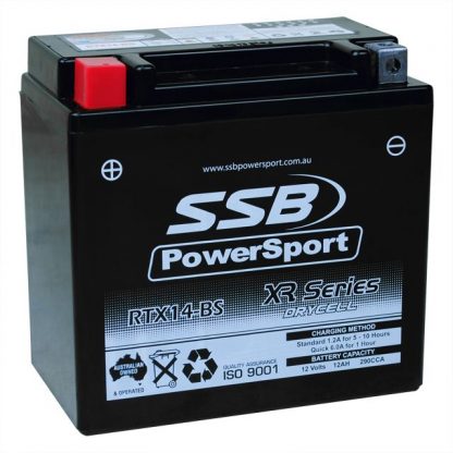 RTX14-BS SSB XR Series High Performance AGM Motorcycle Battery