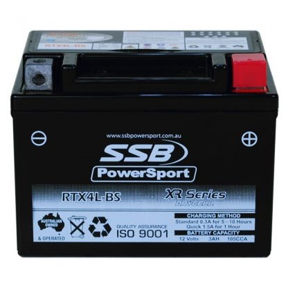 AGM Motorcycle Battery RTX4L-BS