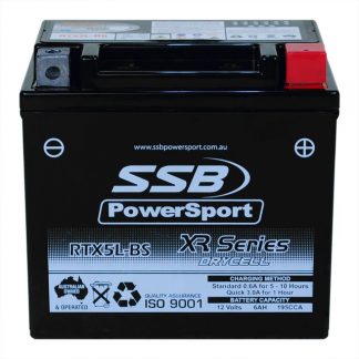 AGM Motorcycle Battery RTX5L-BS