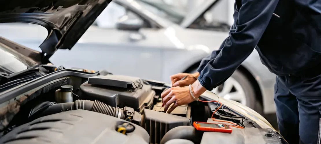 What are the safety points in car batteries?